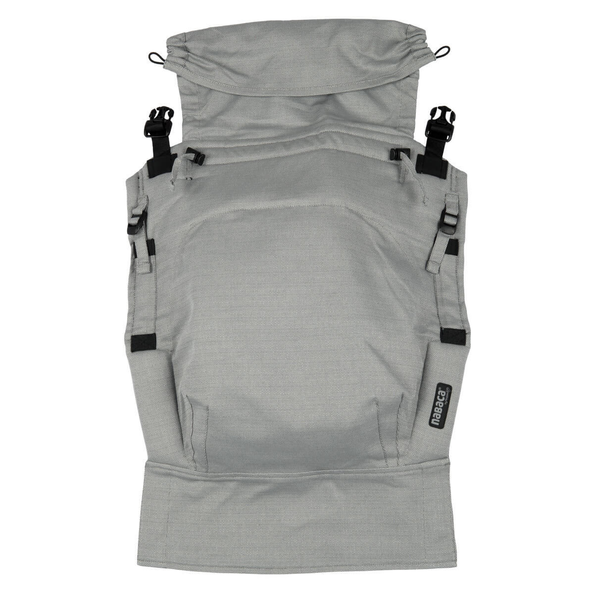 TRAGEZUBEHÖR Nabaca Zusatzpanel Größe L - Grau, Textil (1/0.5/30cm) - Hoppediz