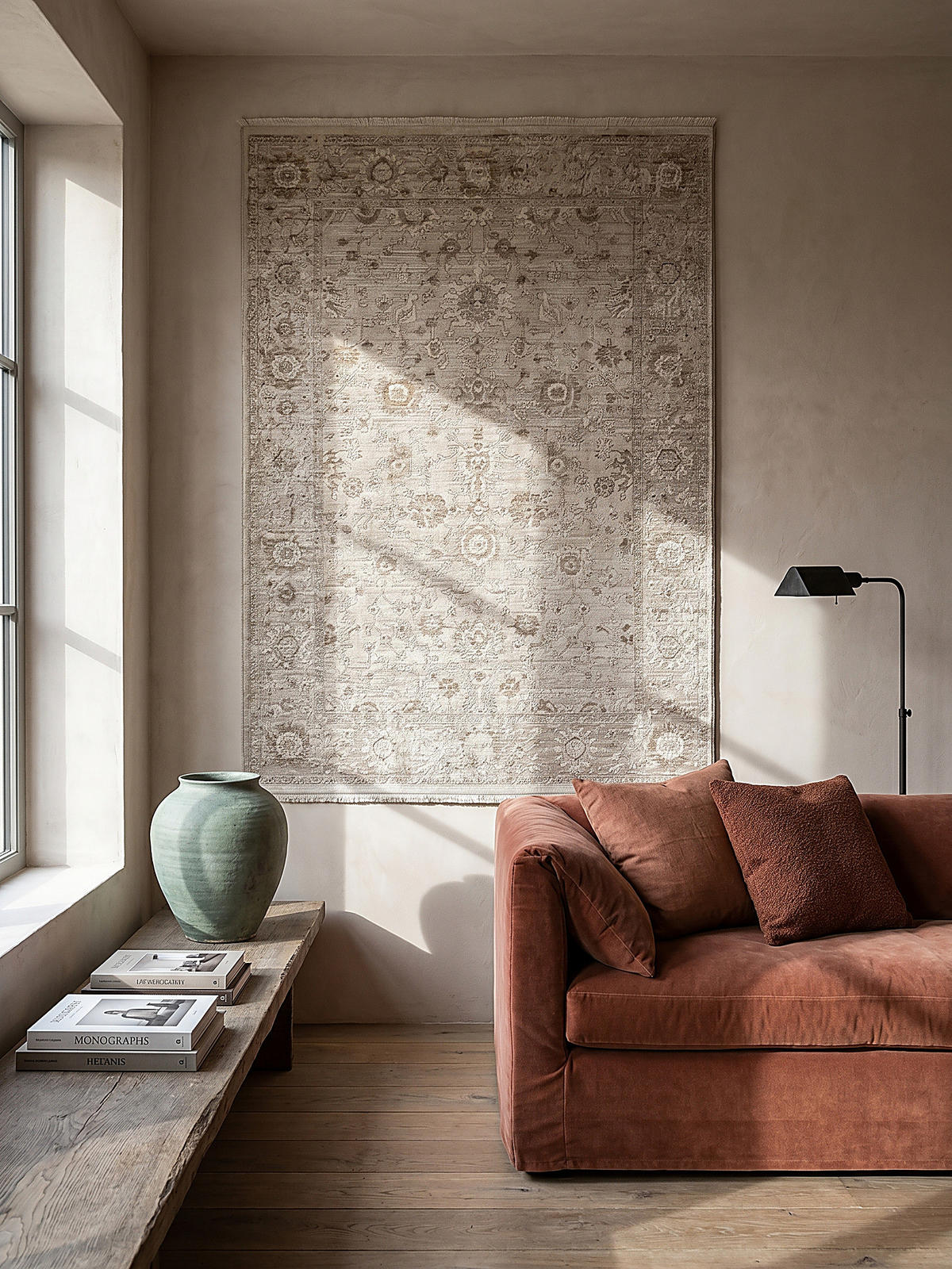 KURZFLORTEPPICH Orientalisch SCRIVIA Polypropylen Beige 160 x 230 cm - Beige, Textil (160/230cm) - KADIMA DESIGN
