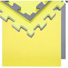 BODENSCHUTZMATTE 90x90x2 cm, Gelb, 2er Set - Gelb, Kunststoff (90/90cm) - eyepower