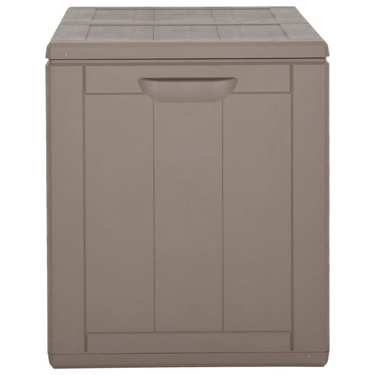 GARTEN-AUFBEWAHRUNGSBOX 180 L Braun PP-Holzoptik - Braun, Kunststoff (80.5/51/44.5cm) - furnicato