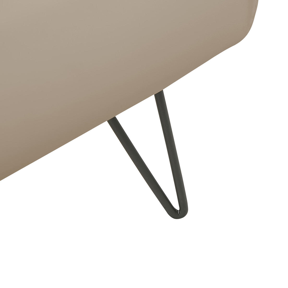 BETT 180/200cm Sandbeige Betin - Beige, Textil (180/200cm) - Beliani