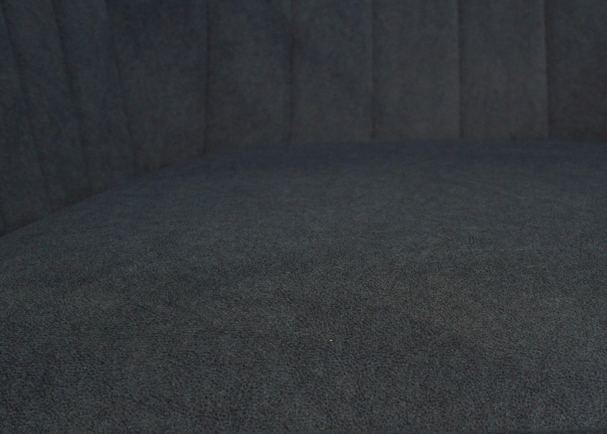 ESSZIMMERSTUHL 6er-Set 87x58x55cm Sitzhöhe 46cm drehbar Auto-Position Stoff/Textil Anthrazit - Anthrazit, Textil (58/87/55cm) - CHEFGASTRO