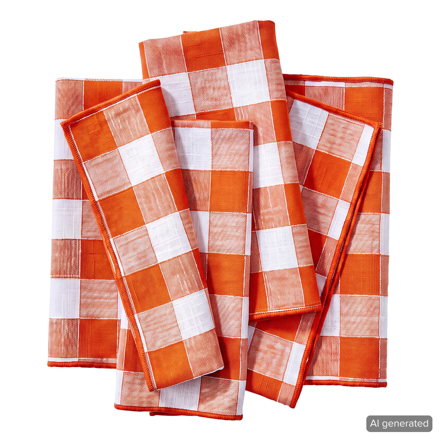 SERVIETTE (4er-Set) Medley - Orange, Textil (42/42cm) - Butlers