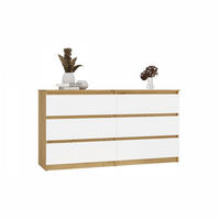 KOMMODE Anthrazit, Weiß 138/75/40 - Anthrazit/Weiß, Holzwerkstoff (138/75/40cm) - RAUMHIRSCH FURNITURE