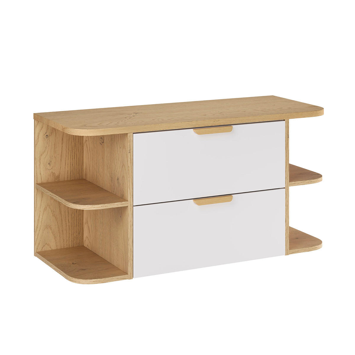 WASCHTISCHUNTERSCHRANK 100.4cm Oria Weiß - Weiß, Holzwerkstoff (100.4/50/45.8cm) - Petits-meubles