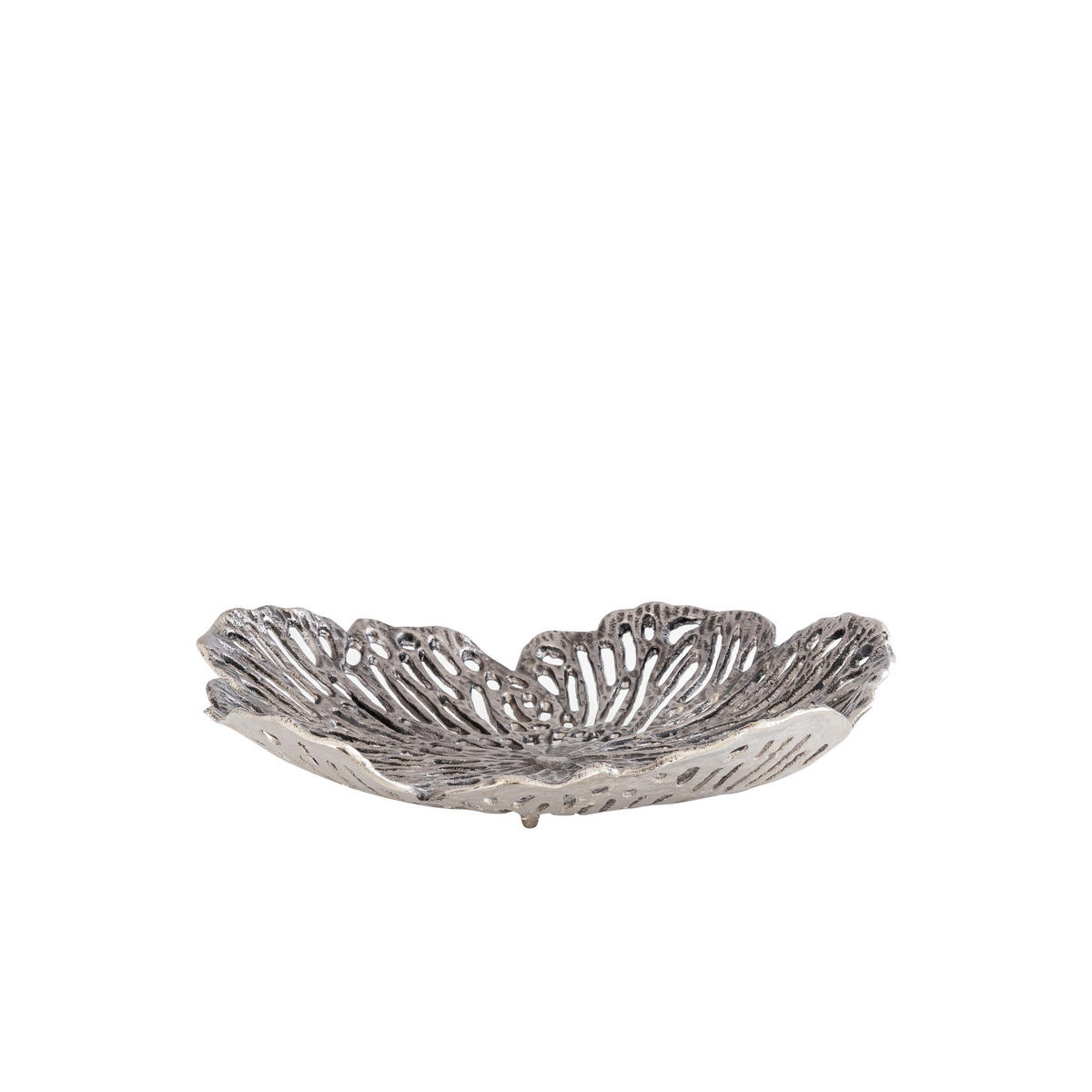 WANDPANEEL Ryhann Silber 38/37/8cm - Silberfarben, Metall (37/8/38cm) - PTMD Collection