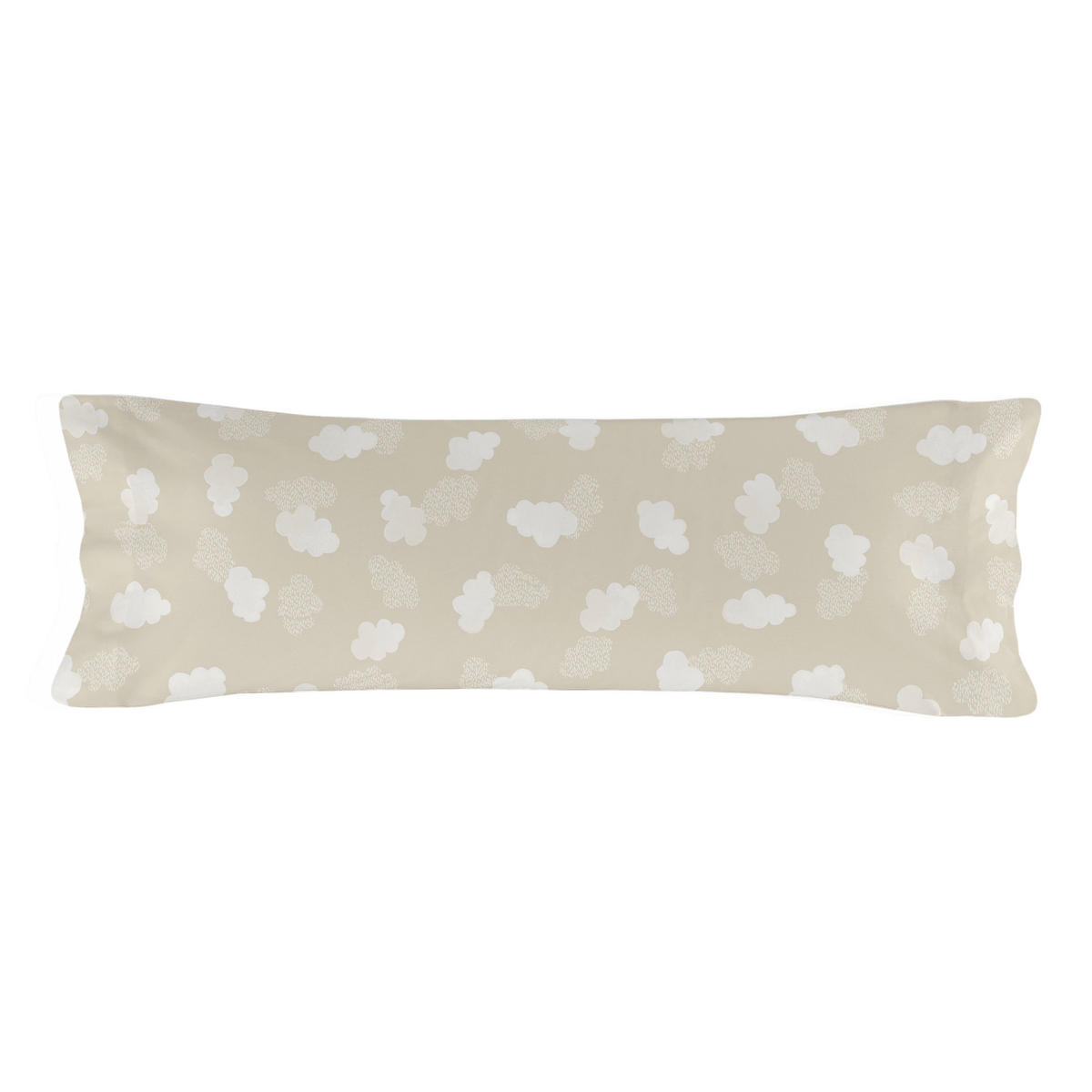 BETTWÄSCHE 2er-Set teiliges clouds 180x270 cm beige - Beige, Textil (180/270cm) - Happy Friday