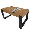 COUCHTISCH Karo II 92/44/54 - Alteiche/Schwarz, Holzwerkstoff (54/92/44cm) - RAUMHIRSCH FURNITURE