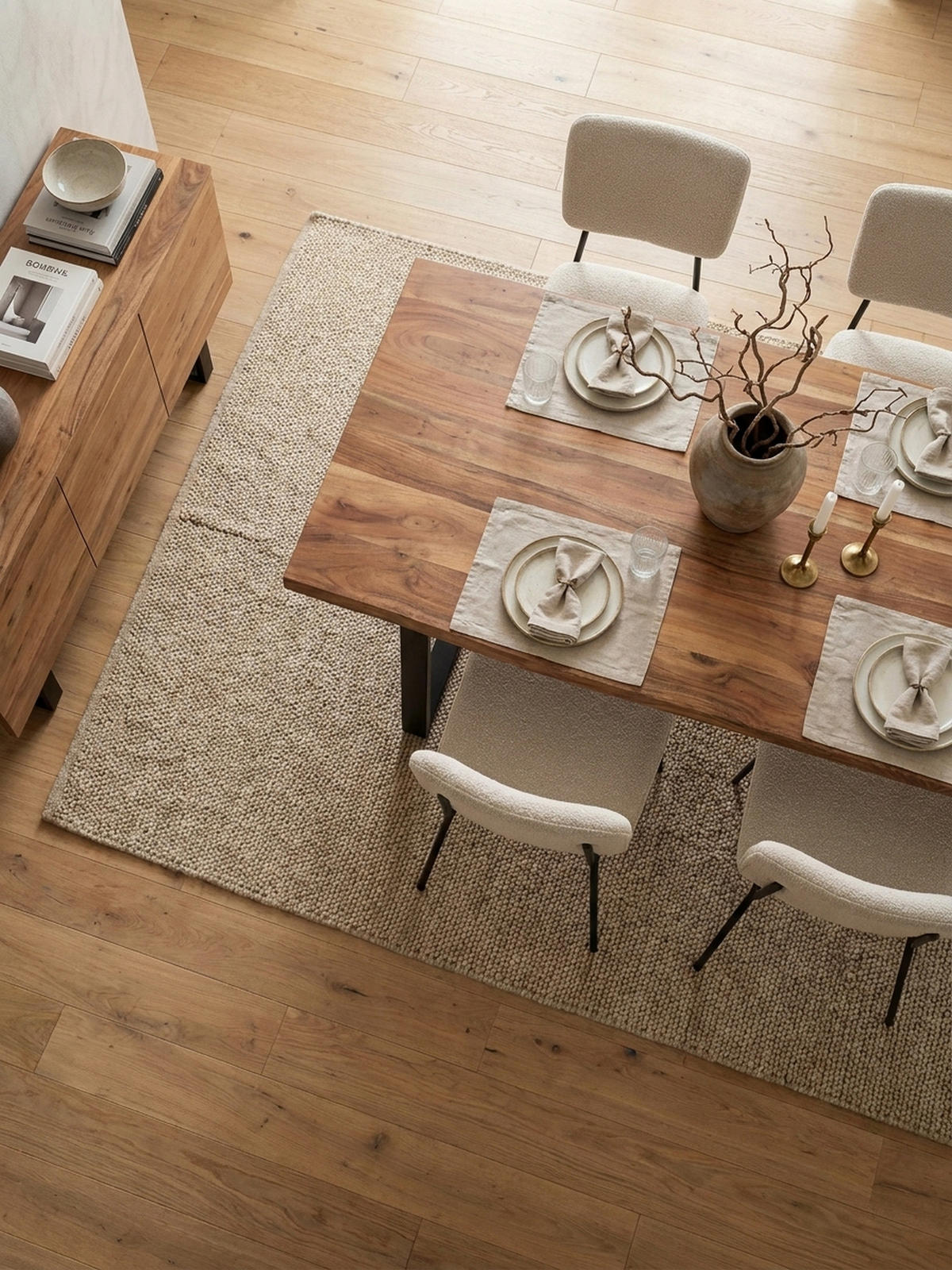 ESSTISCH Massivholz Baumkante Schwarz Metall Handgefertigt TARN, Goldbraun-Schwarz 140x80x76 cm - Schwarz/Braun, Holz (80/140/76cm) - KADIMA DESIGN