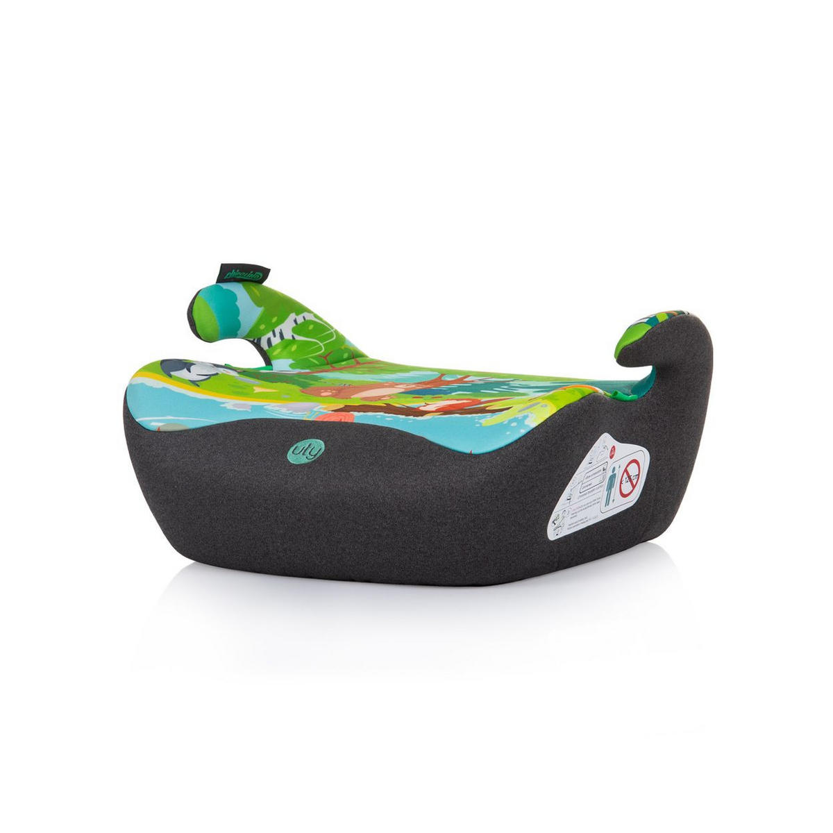 KINDERSITZERHÖHUNG i-Size Uty grün (125-150cm) Gruppe 3, Bezug waschbar - Grün, Kunststoff (41/20/40cm) - Chipolino