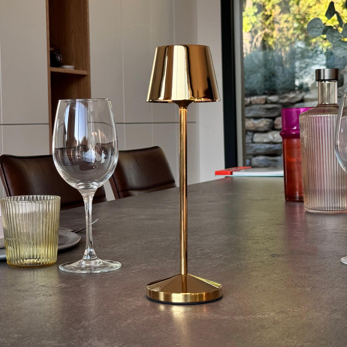 TISCHLAMPE EMILY goldfarben - Goldfarben, Metall (7.5/7.5/20cm) - Lumisky