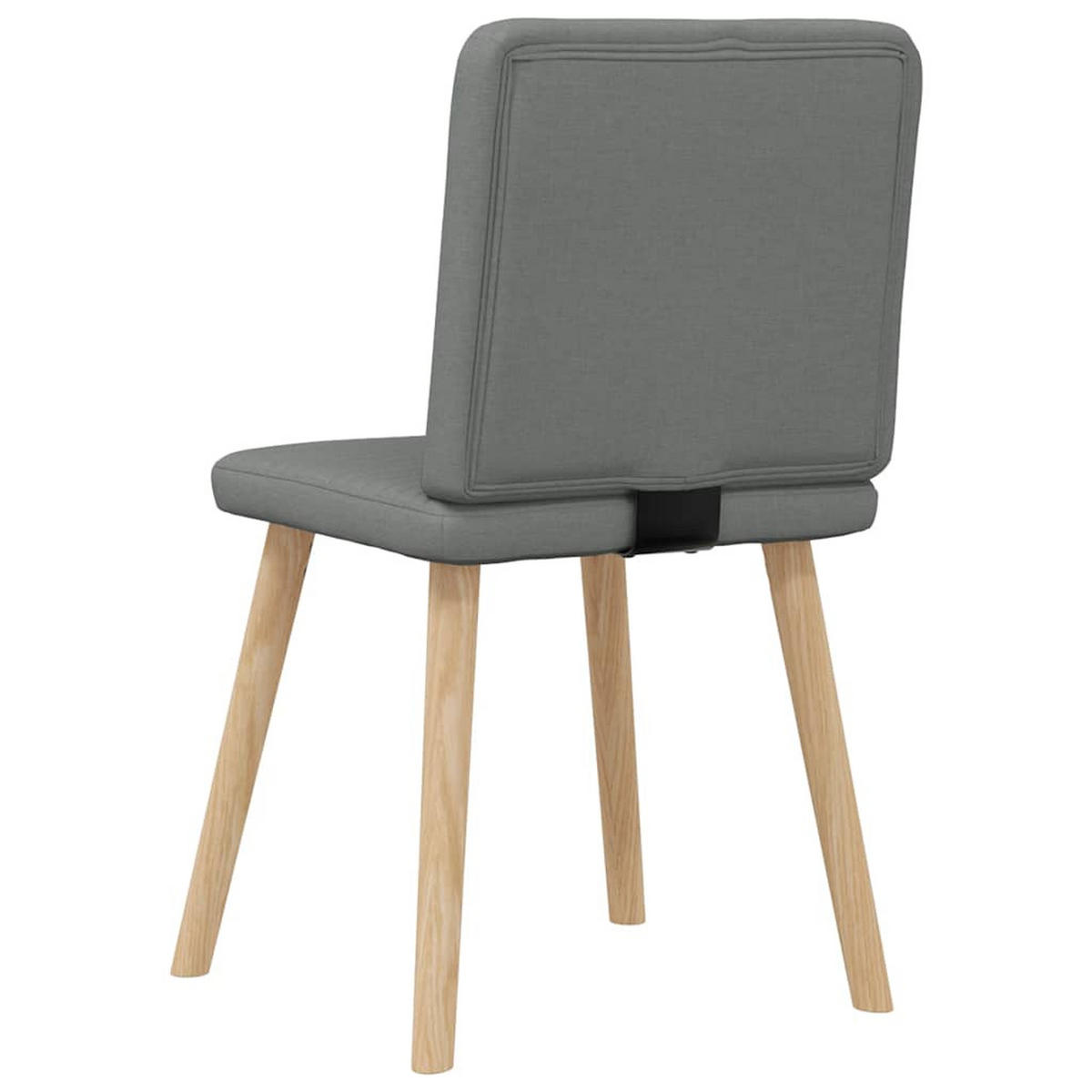 ESSZIMMERSTÜHLE 2 Stk. Dunkelgrau Stoff 45*54*86cm - Dunkelgrau, Metall (45/86/54cm) - ZMH