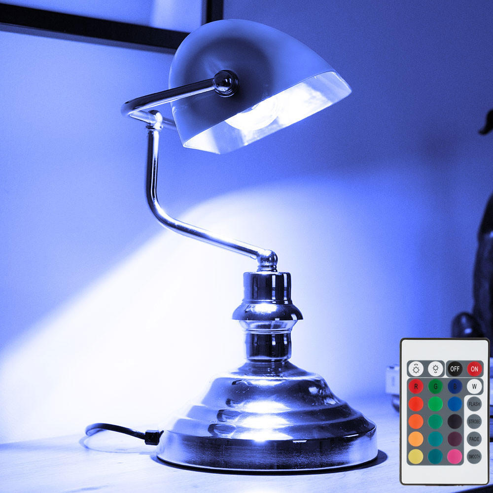LED SCHREIBTISCHLEUCHTE Antique Grün - Grün, Metall (25/19/36cm) - Globo Lighting