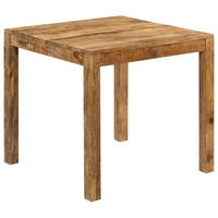 ESSTISCH Landhausstil 82/80/76 cm aus Massivholz Mango - Braun, Holz (80/82/76cm) - vidaXL