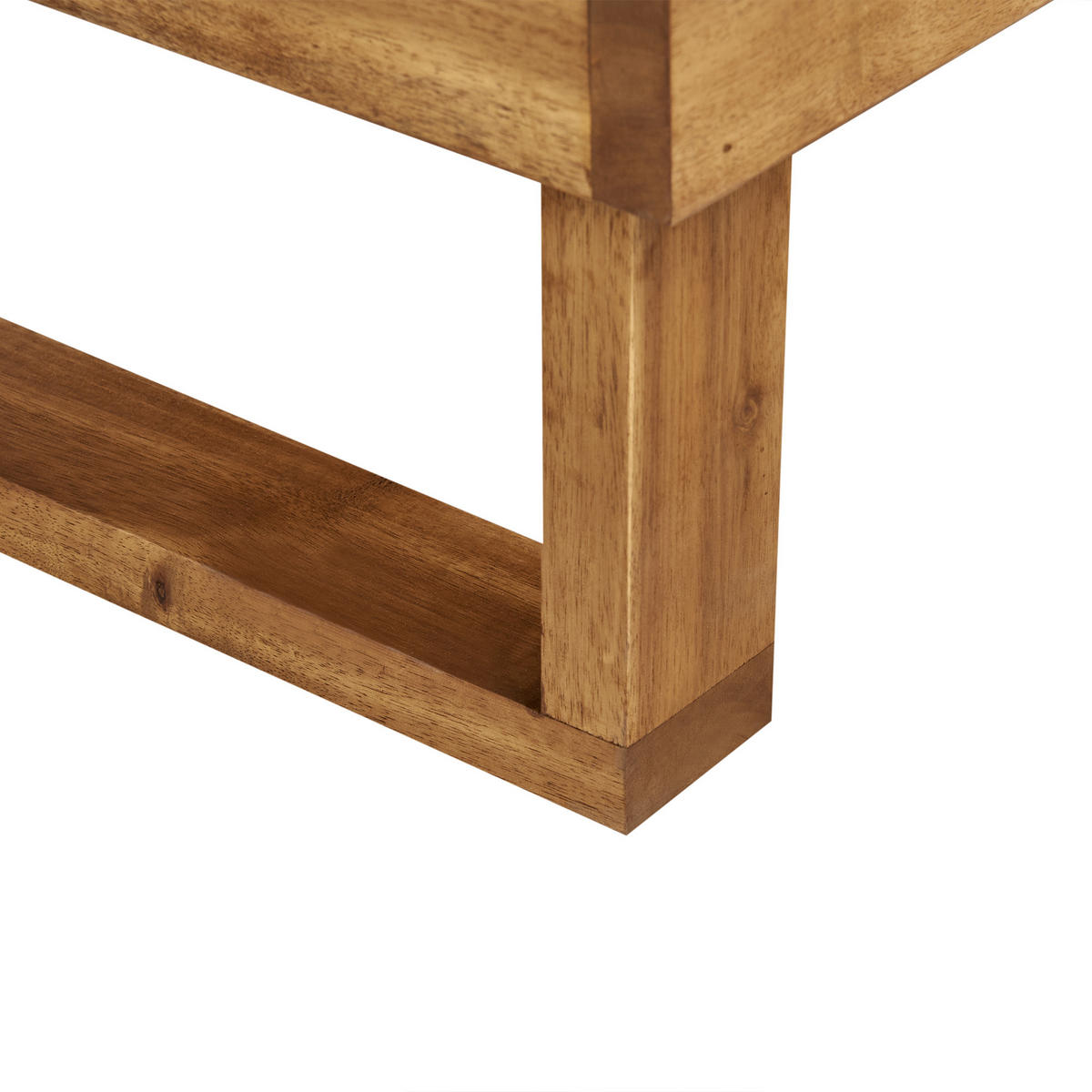 COUCHTISCH Heller Holzfarbton Marettimo - Hellbraun, Holz (60/110/25cm) - Beliani