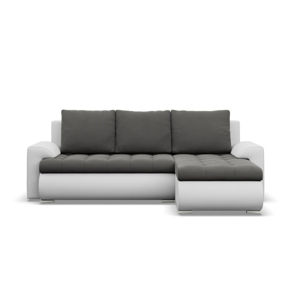 Thumbnail - Mebligo Ecksofa, Dunkelgrau, Hellgrau, Textil, 3-Sitzer, L-Form, 230x159 cm, Wohnzimmer, Sofas & Couches, Wohnlandschaft...