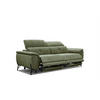 SOFA AVENA 3-Sitzer mit 2 Relaxfunktionen, olivgrün - Olivgrün, Holzwerkstoff/Textil (204/80/108cm) - Courtois Laville