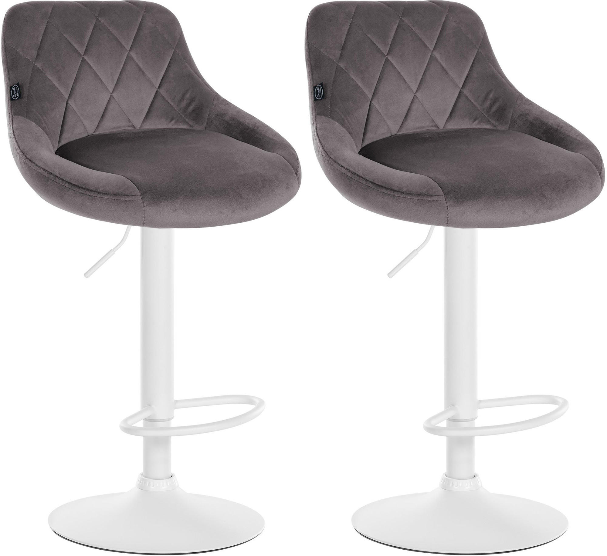 CLP Barhocker Grau 46x83x49 cm