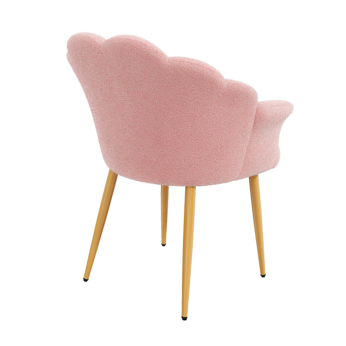 ARMLEHNSTUHL Blütenblatt-Design mit Schleifenkissen, DE-42136, Rosa - Pink, Holzwerkstoff (65.5/85/64cm) - ComfortXL