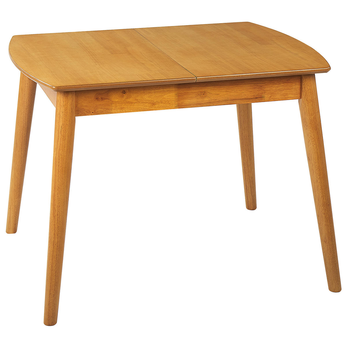 ESSTISCH 100-130/80/75 cm Hellbraun Rechteckig Toms - Hellbraun, Holzwerkstoff (80/80/75cm) - Beliani