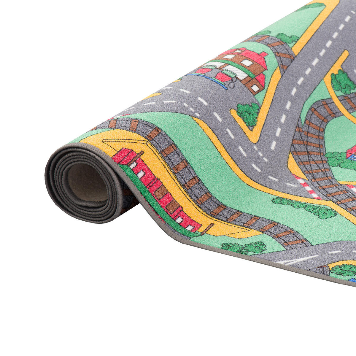 KINDER SPIEL STRASSENTEPPICH - Multicolor, Textil (200/300cm) - Snapstyle