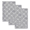 GÄSTETUCH Unisex Classic Frottier Grau 3er Pack Baumwolle - Grau, Textil (50/30cm) - Joop!