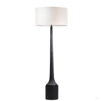 STEHLAMPE aus Holz 55cm, schwarz - Schwarz, Holz (55/55/150cm) - Giga Meubel