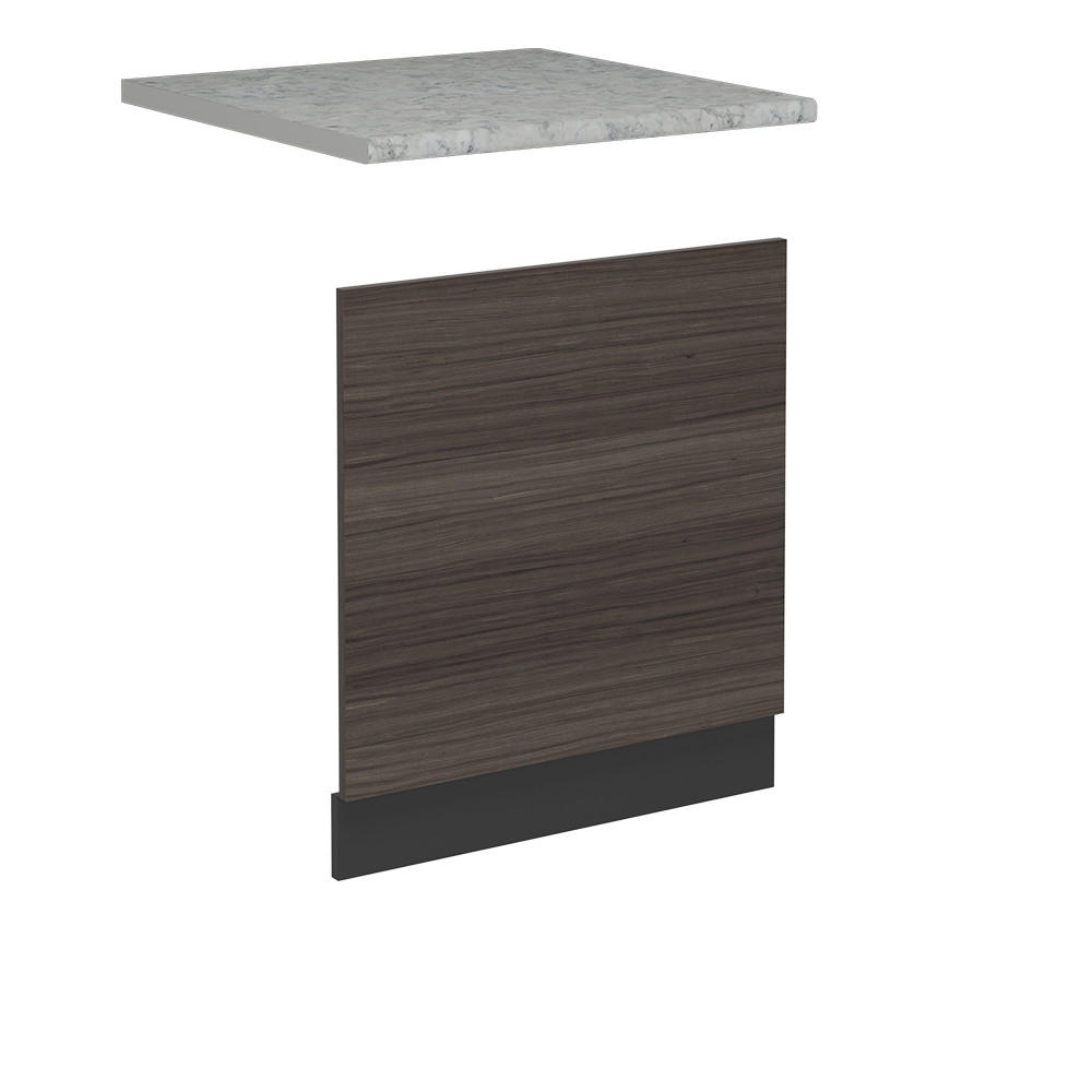 FRONTPANEL R-Line &Auml;delgr&aring; 60 cm , AP Marble Gr&aring;, Antracit 57.2/60/60 cm