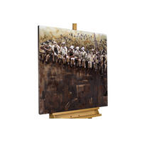 METALLBILD Braun 80/80 cm - Braun, Metall (5.3/80cm) - KUNSTLOFT