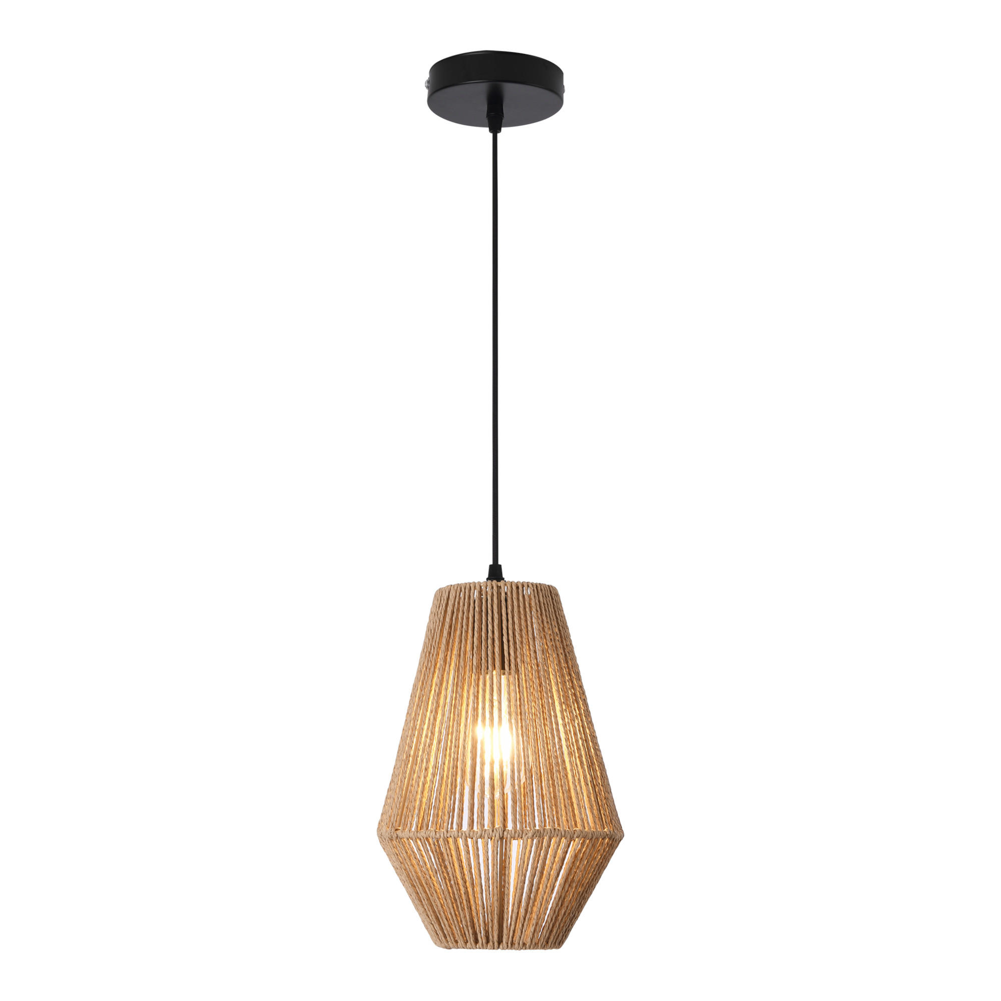 HÄNGELEUCHTE Newtownabbey - Beige, Kunststoff (20/20/160cm) - lux.pro