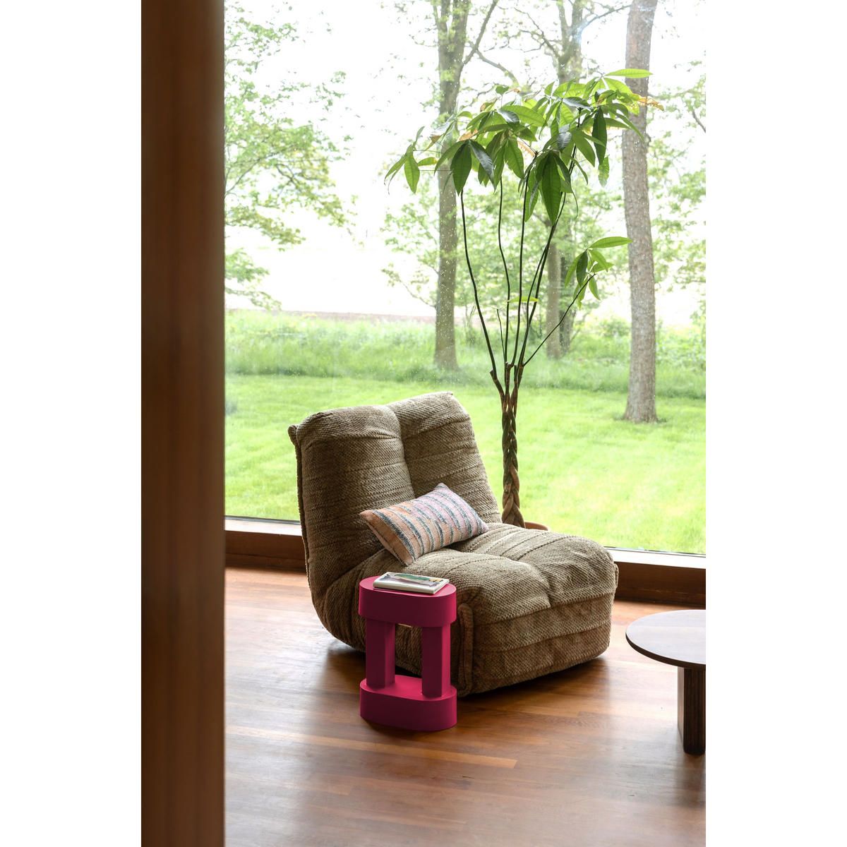 SESSEL Hamilton - Braun, Textil (114/95/88cm) - Dutchbone