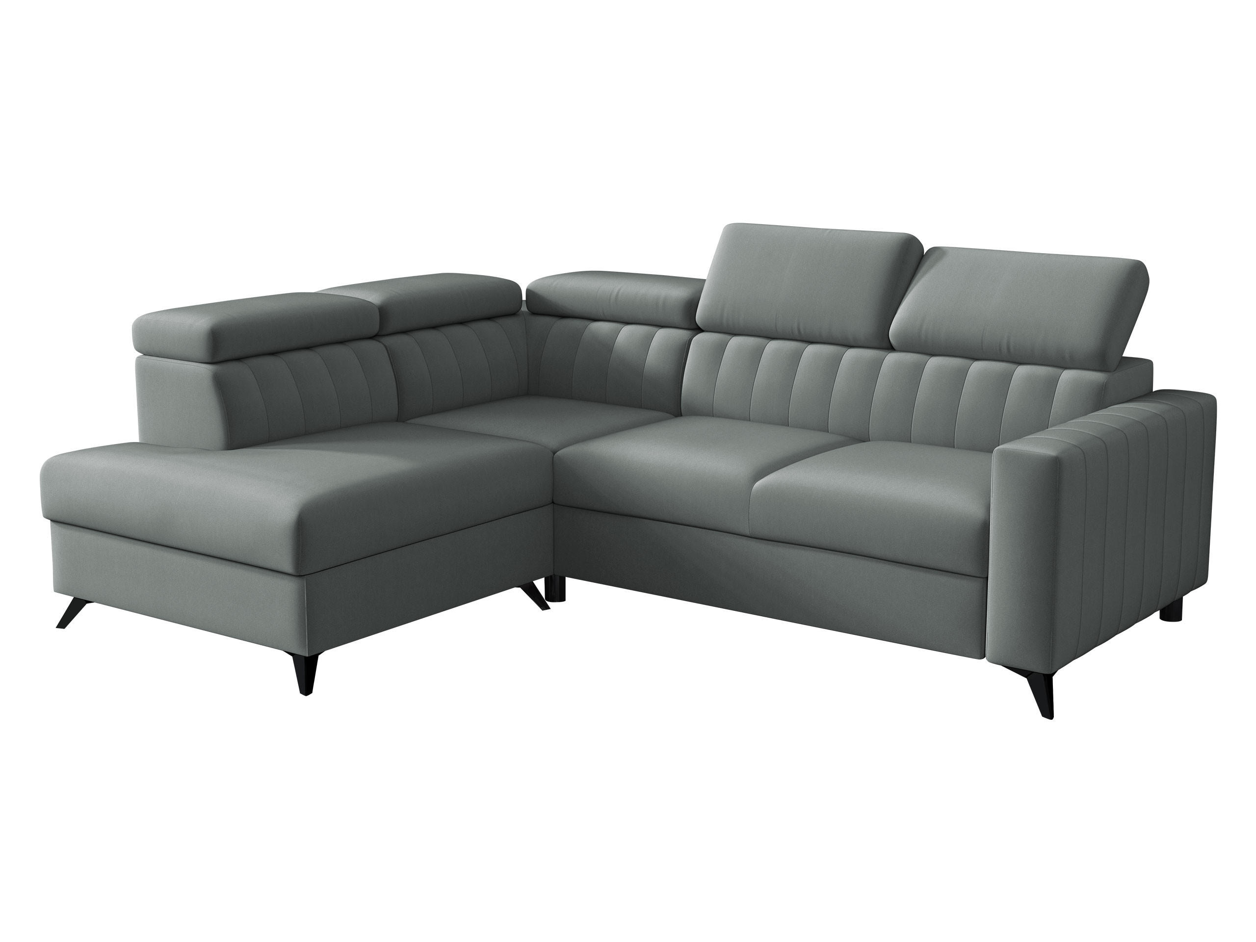ECKSOFA Milano 2RRLXP, Seite: Links LXP+R+2R - Graphitfarben, Holz/Textil (249/195cm) - MIRJAN24