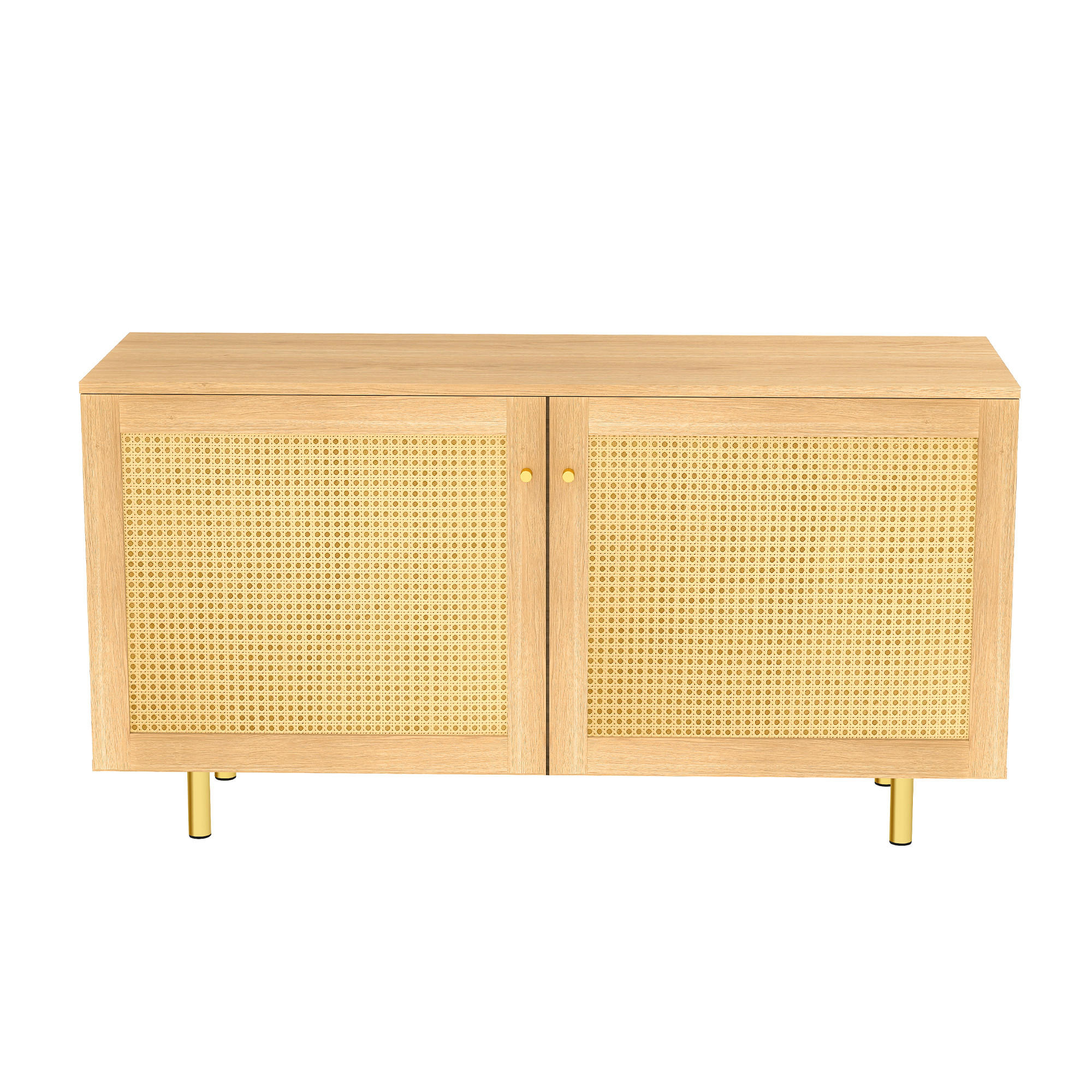 SIDEBOARD Natur 120/40/63 cm - Naturfarben, Holzwerkstoff (120/63/40cm) - PANGIVO