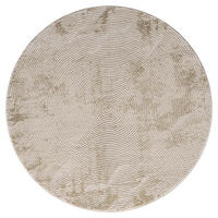 KURZFLOR-TEPPICH Antik 481 Beige 160 cm Rund - Beige, Textil (160/160cm) - carpet city