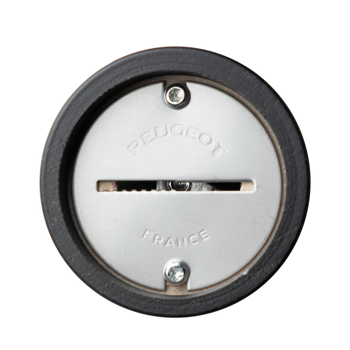 MUSKATMÜHLE Isen 15cm Buchenholz Schwarz Stahlmahlwerk - Schwarz, Holz (5.4/15/5.4cm) - PEUGEOT