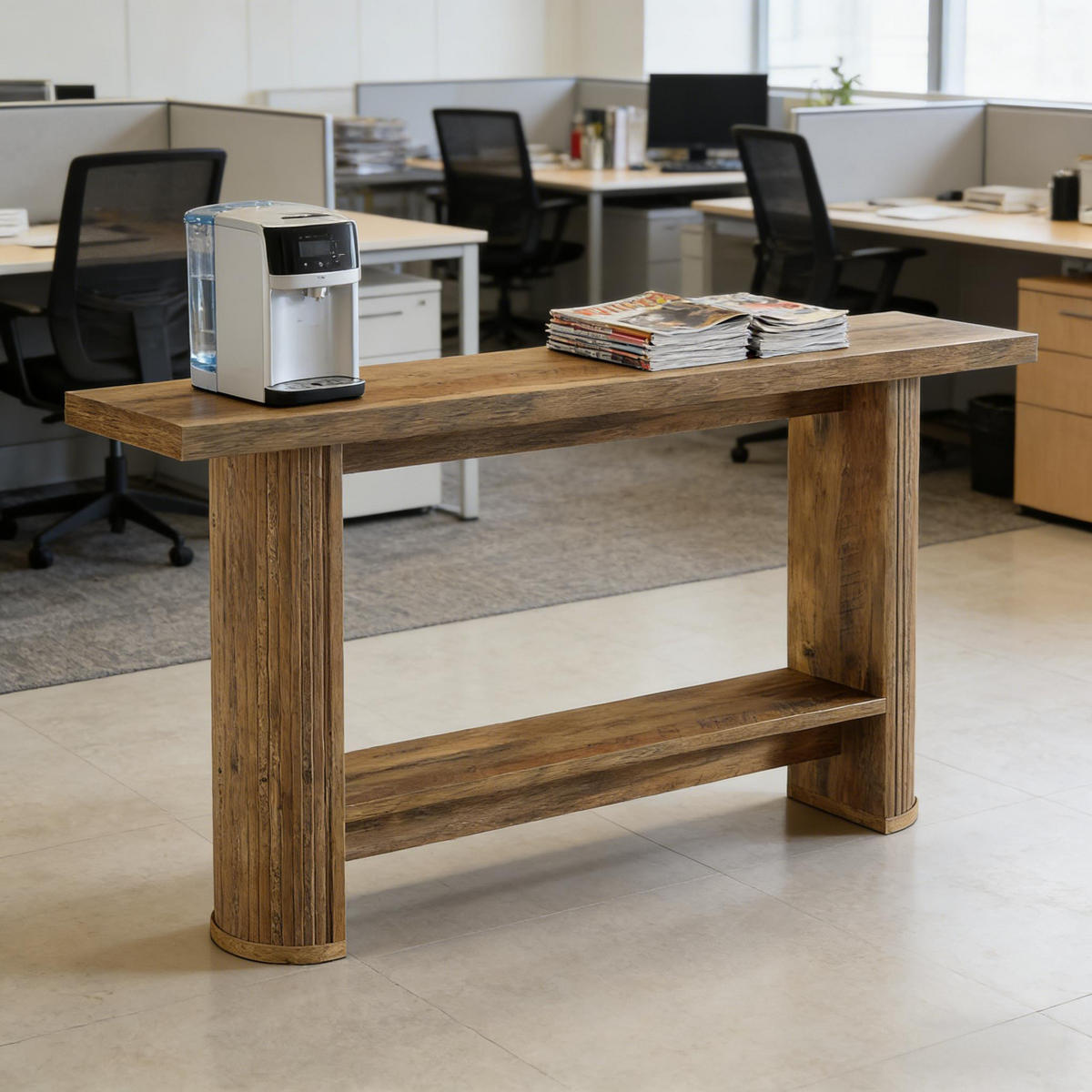 KONSOLENTISCH Braun 140/30/80 cm - Braun, Holzwerkstoff (30/140/80cm) - PANGIVO