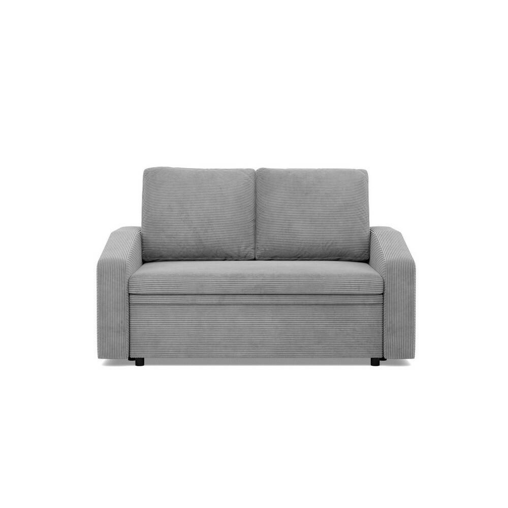 SOFA Neo mit abgeschrägter Armlehnen hellgrau - Hellgrau, Textil (148/90/87cm) - SIMKAM Furniture