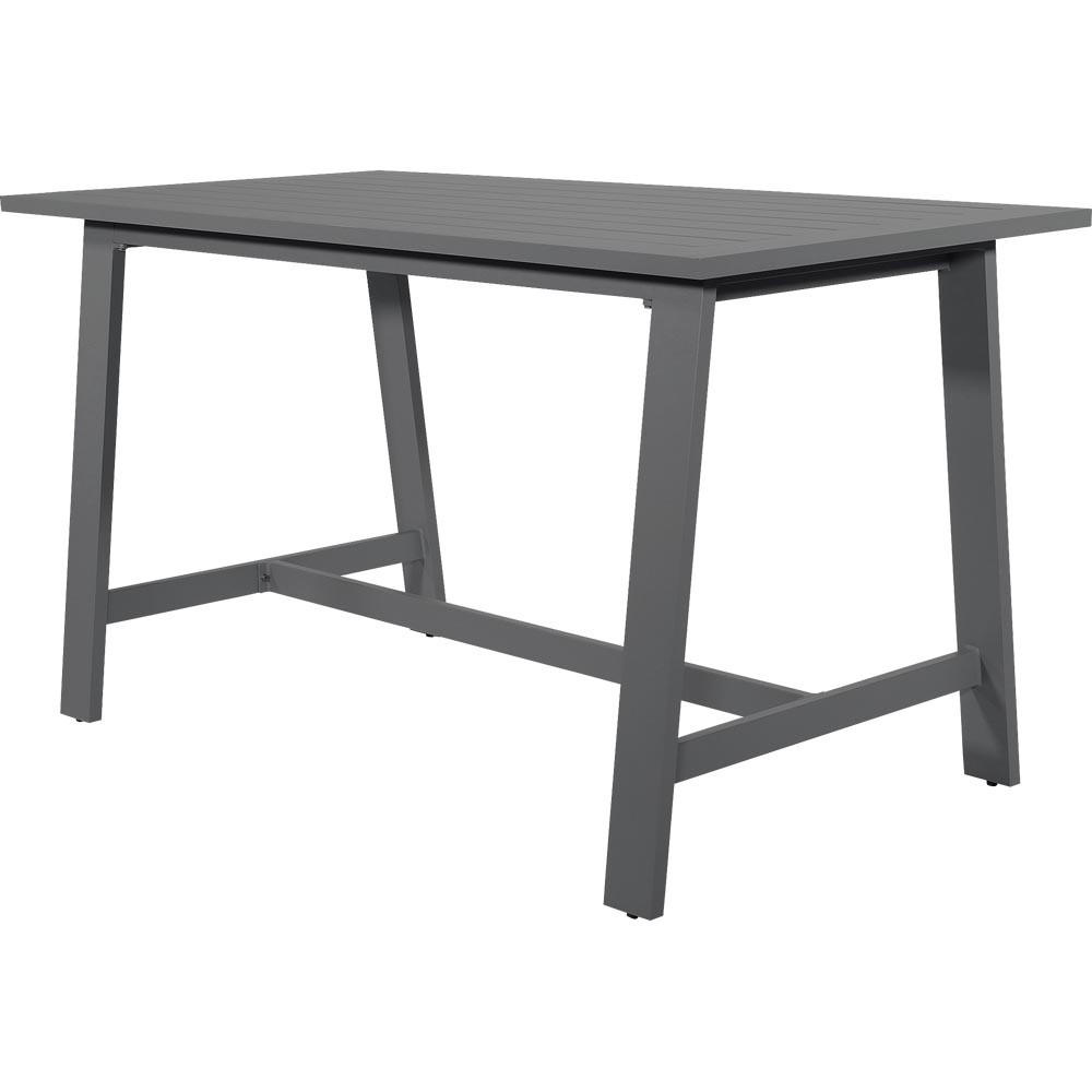 GARTENTISCH Malibu - Grau - 180/94/101 cm - Grau, Metall (180/94/101cm) - Lesli Living