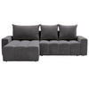 ECKSOFA Bresso Grau - Grau, Holz/Textil (255/168cm) - Graingold