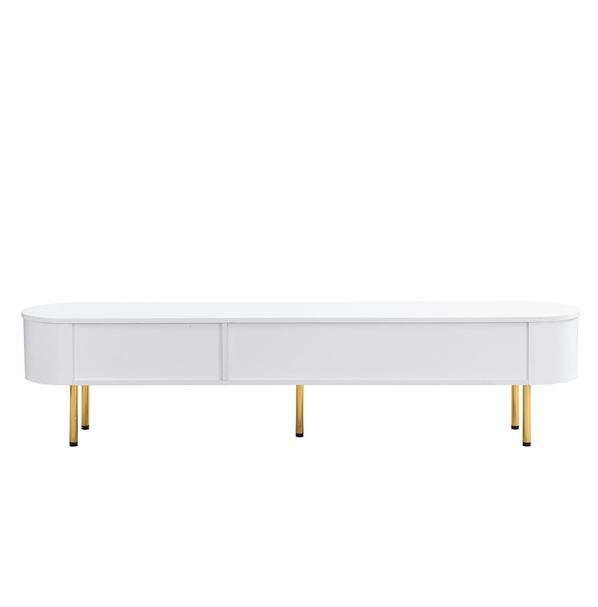 LOWBOARD 108/50/40 cm, 174/35/41 cm Weiß aus MDF mit Schubladen - Weiß, Holzwerkstoff (50/40/108cm) - OKMYHOME