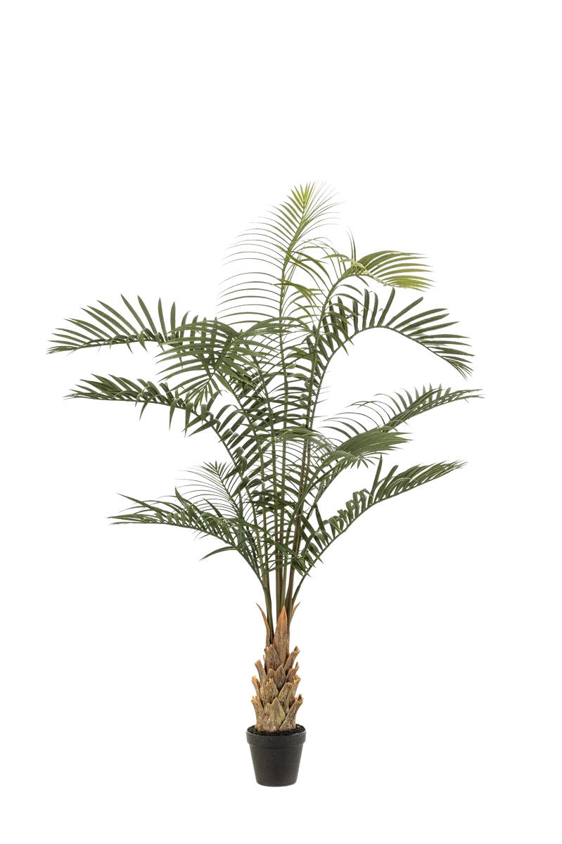 KUNSTBAUM Künstliche Areca Palme - Suri 120 cm - Grün, Kunststoff (120cm) - Emerald