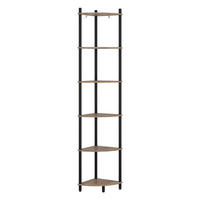 ROHOVÁ POLICE Bivio Zlatý dub power/antracit - medově dubová, kompozitní dřevo (29/163.5/29cm) - Vicco