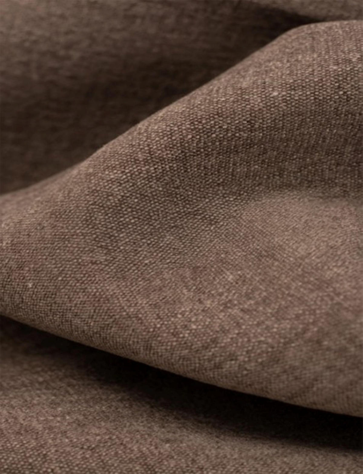 ECKSOFA L-Form Luna, stoff Lins, Braun, Rechts - Braun, Holz (242/188cm) - Kaiser Möbel