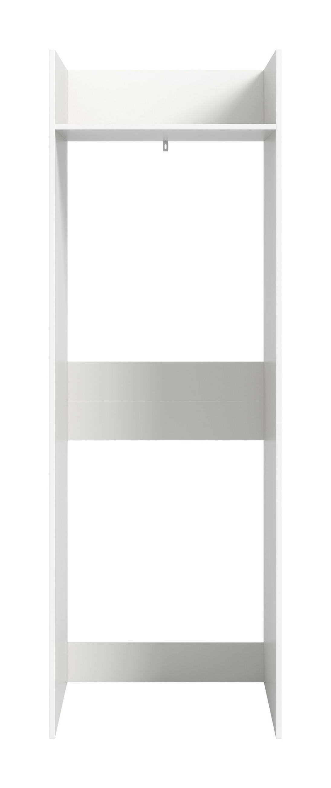 WASCHMASCHINENSCHRANK Mixx (B/H/T: ca. 66/195/66 cm) in Weiß/weiß - Weiß, Holzwerkstoff (66/195/66cm)