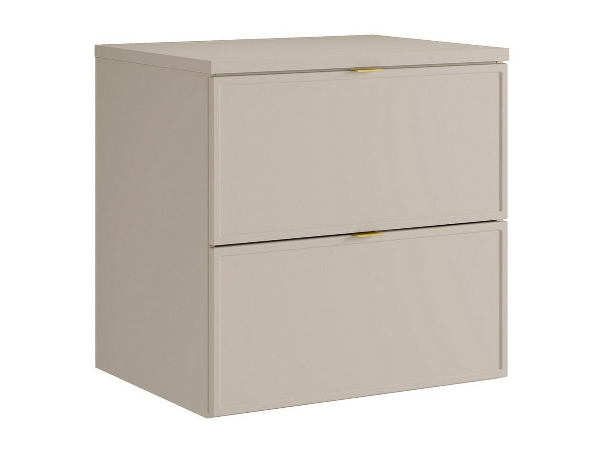 WASCHBECKENUNTERSCHRANK - 60 cm x 45 cm - holz - beige Ondil - Beige, Holz (60/60/45cm) - Vente-Unique