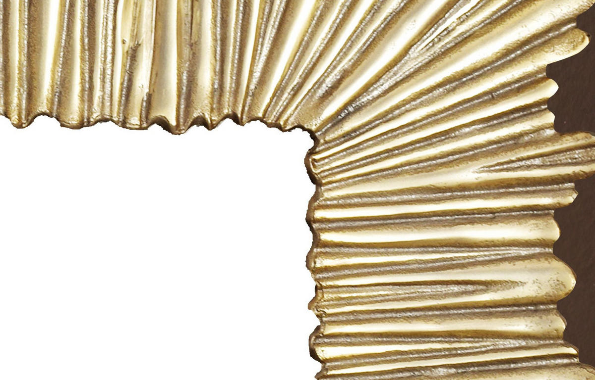 WANDSPIEGEL Quadrat Metall Gold 75x75 cm Moderner Rahmen - Goldfarben, Glas (75/75/3cm) - KADIMA DESIGN