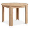 ESSTISCH rund 106/106/76 cm Weiß - Braun, Holz (106/106/76cm) - Homestyle4u