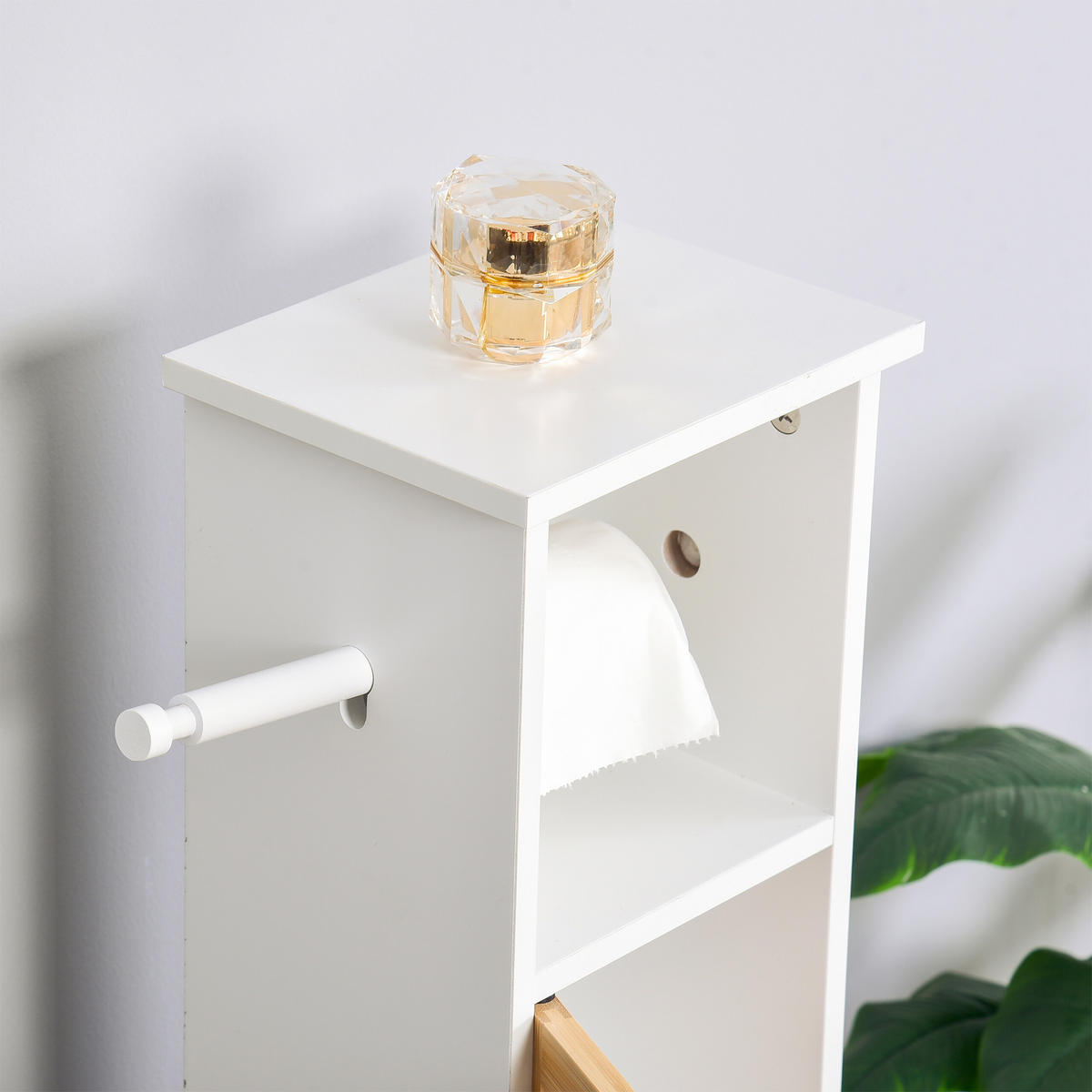 TOILETTENROLLENHALTER - Multicolor, Holz/Holzwerkstoff (21/78/17cm) - Relaxdays