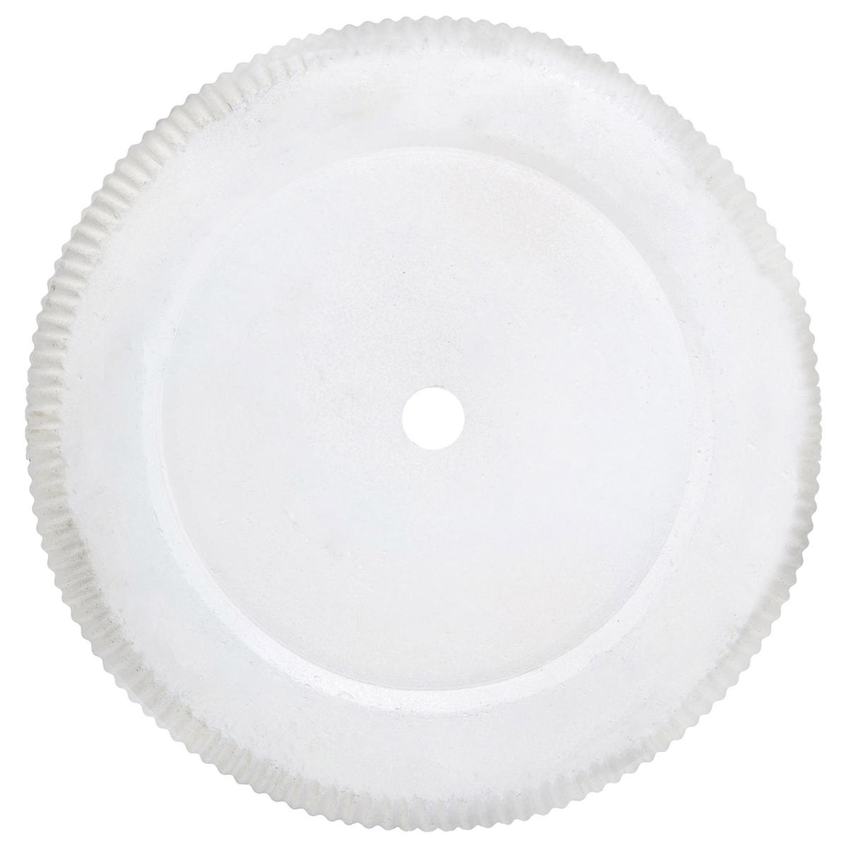 BLUMENTOPF Weiß Oreoi - Weiß, Naturmaterialien (37cm) - Beliani