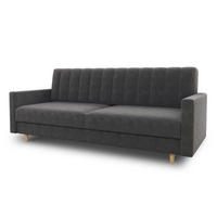 SCHLAFSOFA Sara - Beige/Grau, Holz/Textil (214/86/90cm)